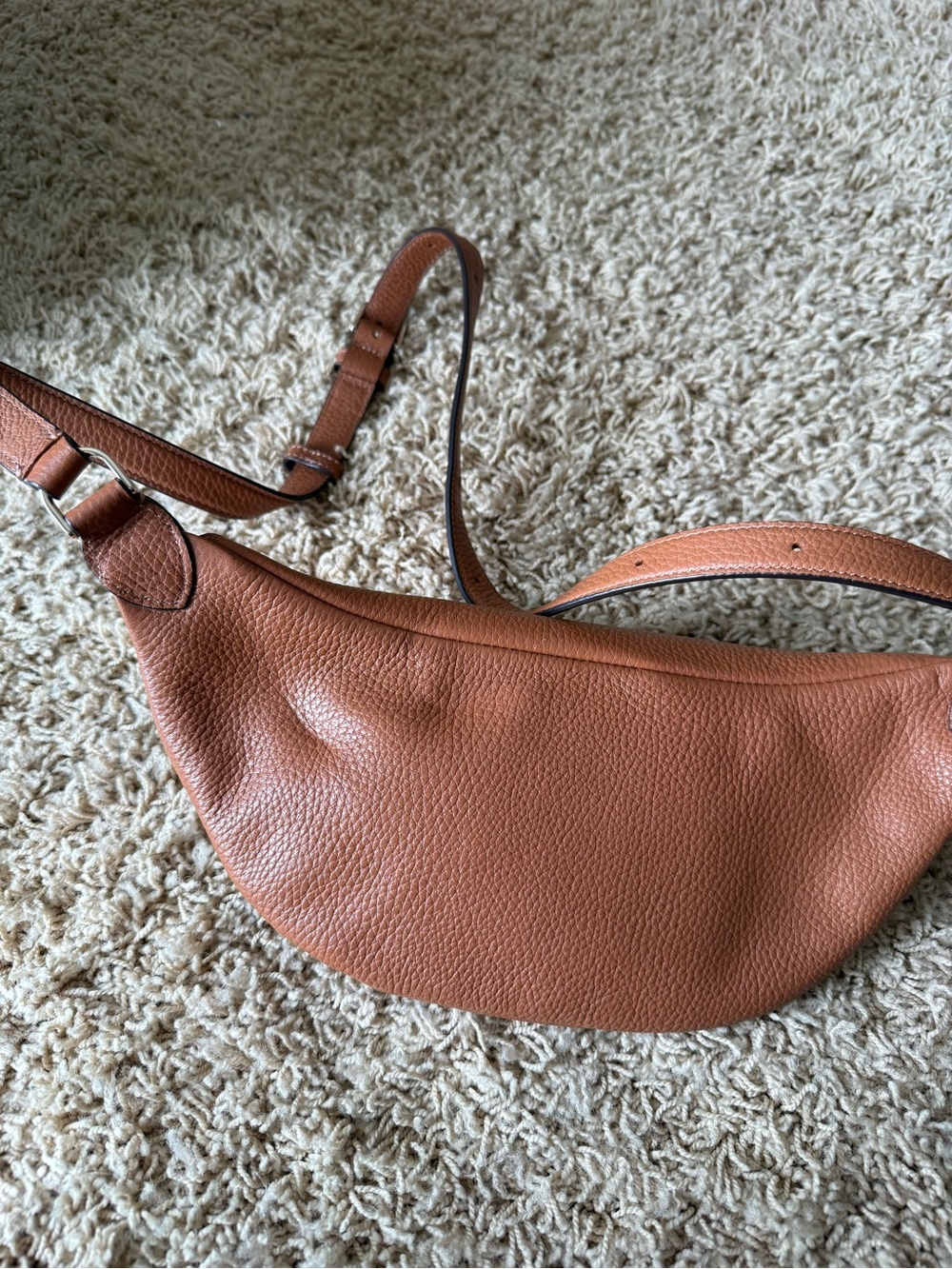 kate spade Brown Pebbled Leather Crossbody Belt Bag - Picture 4 of 9
